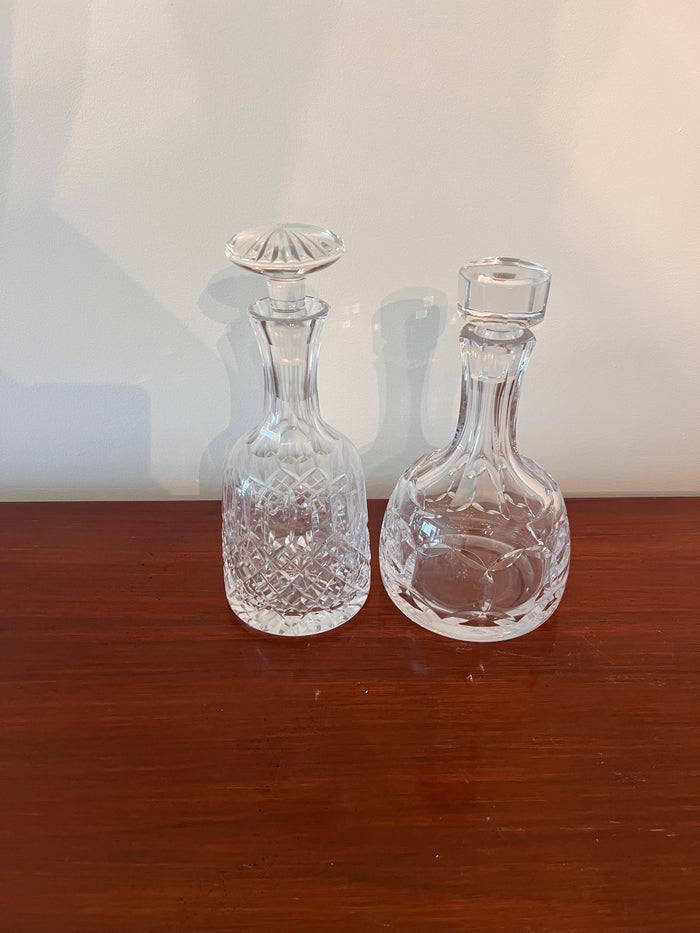 2 Crystal Decanters