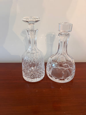 2 Crystal Decanters