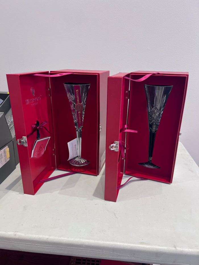 3rd Edition- Waterford 12 Days of Christmas Flutes- 3 French Hens (*2 Available)