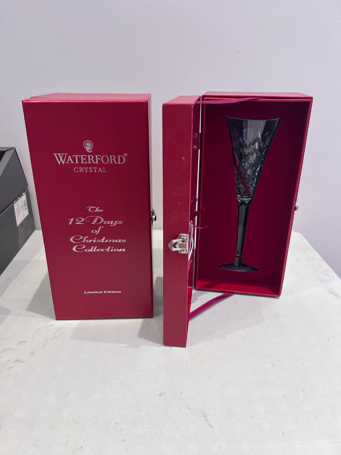 4th Edition- Waterford 12 Days of Christmas Flutes- Calling Birds (*2 Available)