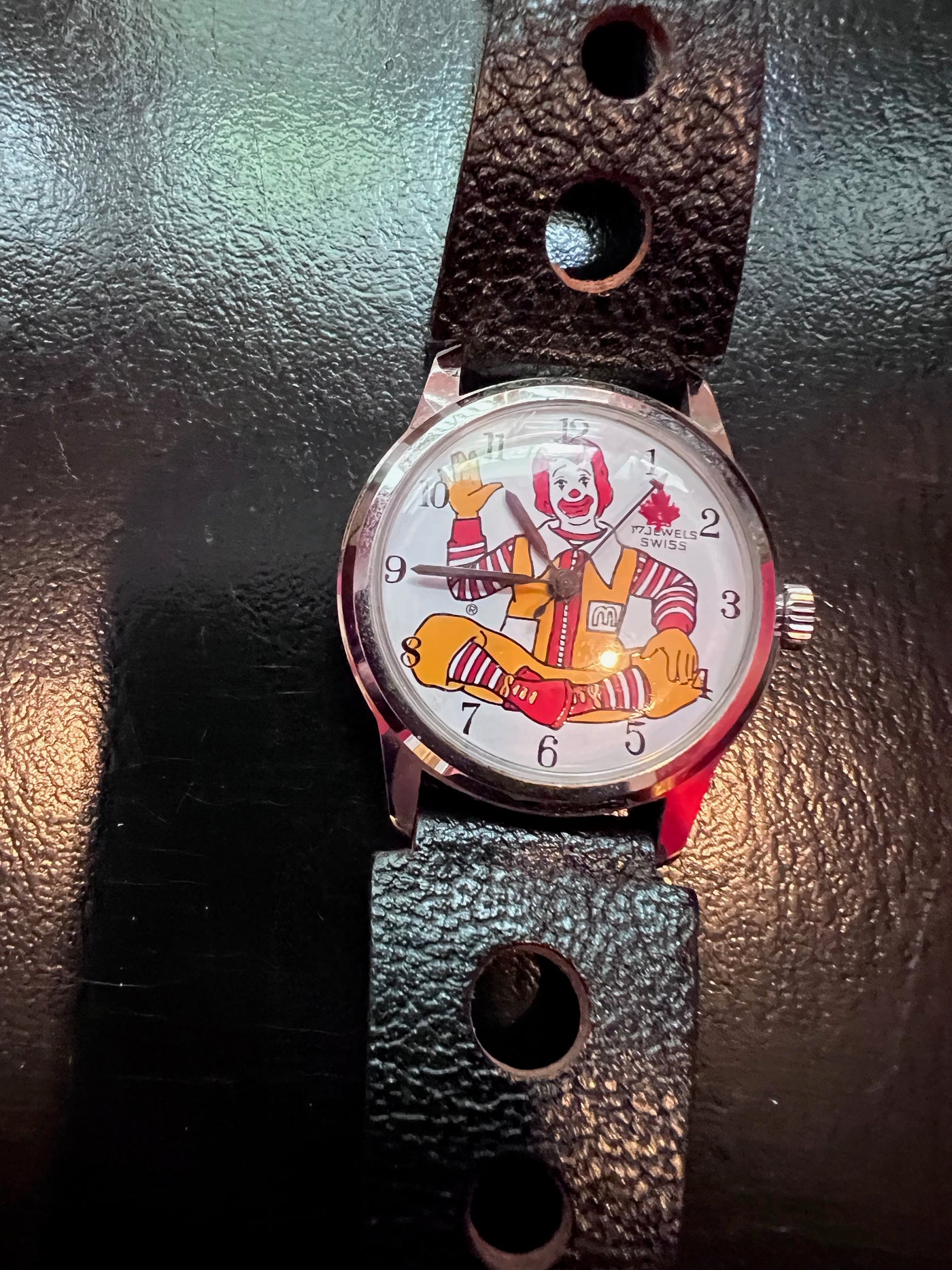 McDonald's 時計 不動品 80's ビンテージ McDonald's マクドナルド SWISS MADE