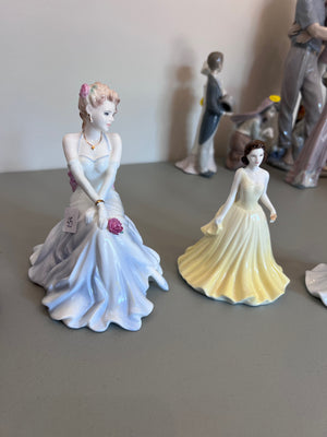 5 Coalport Figurines Lot