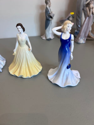 5 Coalport Figurines Lot