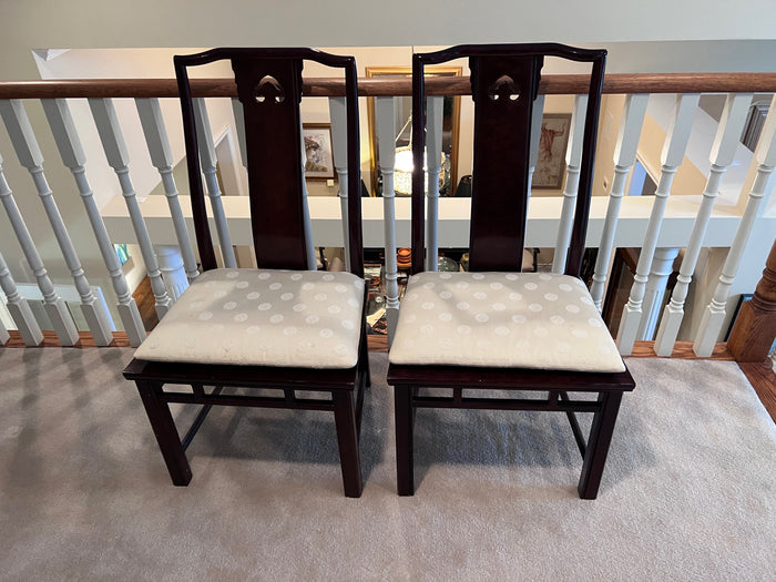 Pair of Rosewood Style Chairs