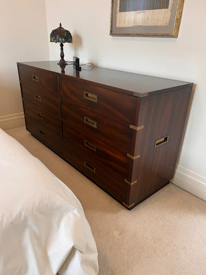 Gibbard Solid Mahogany Campaign Style Dresser