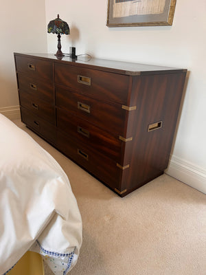 Gibbard Solid Mahogany Campaign Style Dresser