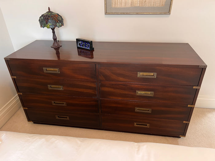 Gibbard Solid Mahogany Campaign Style Dresser