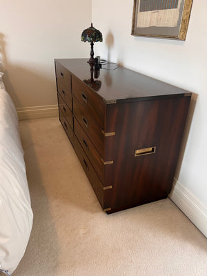 Gibbard Solid Mahogany Campaign Style Dresser