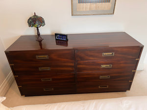 Gibbard Solid Mahogany Campaign Style Dresser