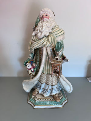 Fitz and Floyd Gregorian Santa Claus Figurine, 21"H