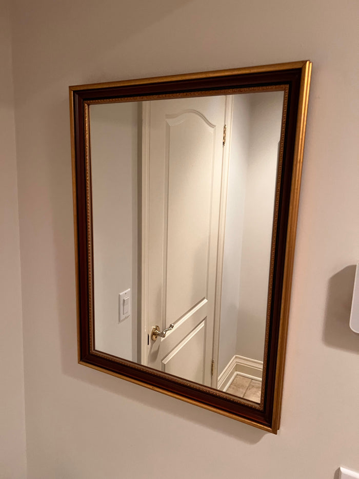 Gold Double Border Mirror