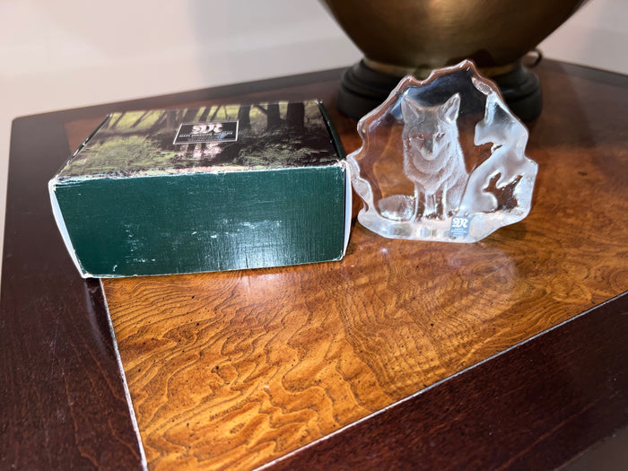 Mats Jonasson Crystal Fox (in Box)