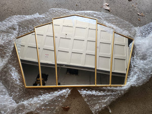 Crate & Barrel Fan Mirror