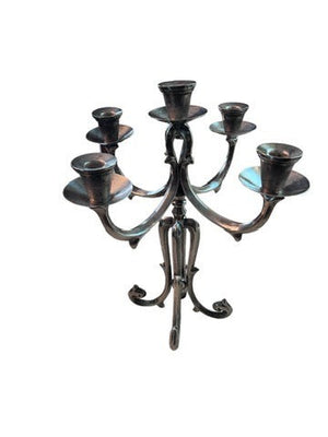 Mexican Sterling Silver Metamorphic Candelabra