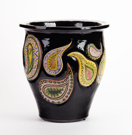 David Zawaduk Clay Jardiniere