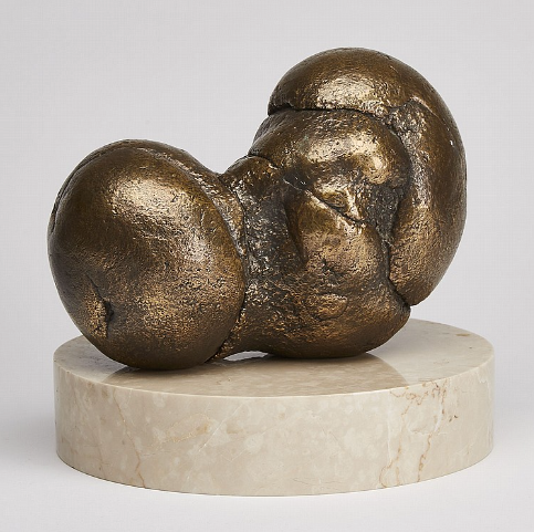 James (Jim) Edward Ritchie Signed & Numbered 1/6 Bronze Sculpture on Marble Base, Untitled