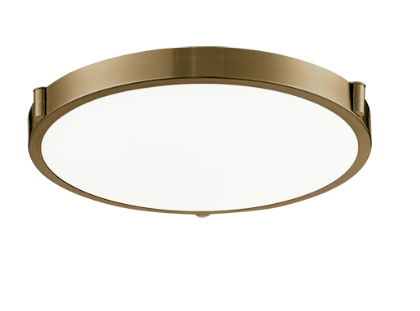 NEW Kuzco Lighting Floyd (501122-VB) Flushmount- Vintage Brass (*2 Available- Priced Individually)