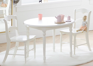 Pottery Barn Kids Finley Play Table + 2 Finley Chairs (*retail $584)