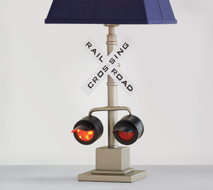 Pottery Barn Kids Railroad Crossing Base Table Lamp