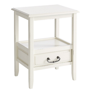 Pier 1 White End Table (*2 Available)