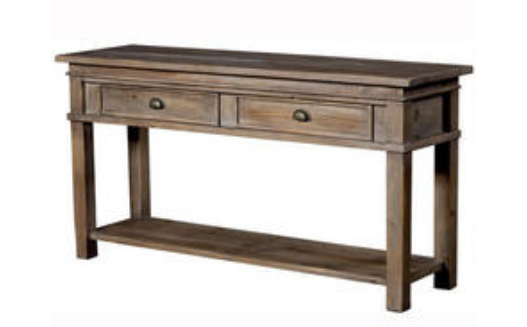 Settlers Wood Console Table
