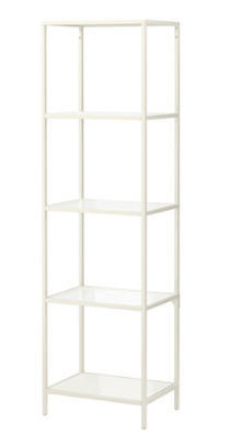 IKEA VITTSJÖ White Shelving Unit (*2 Available)