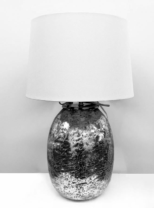 Pair of Silver Table Lamps