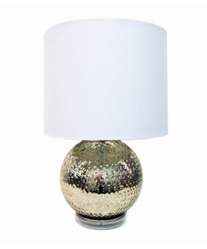 Pair of Silver Golf Ball Table Lamps