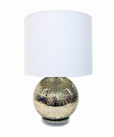 Pair of Silver Golf Ball Table Lamps