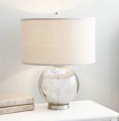 Pair of 'Birch Lane' Silver Table Lamps