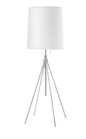 Polished Nickel Crane Floor Lamp (*2 Available)