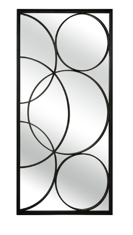 Matte Black Oberon Mirror (*3 Available)