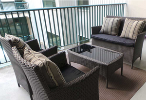 4pc Outdoor Patio Conversation Set