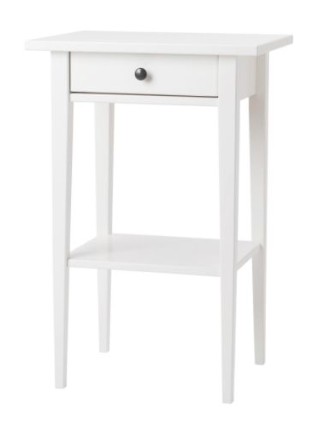 IKEA Hemnes Nightstand, White (*2 Available)