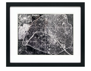 Map of Paris Wall Art