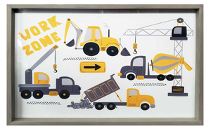 Work Zone Nursery Wall Art