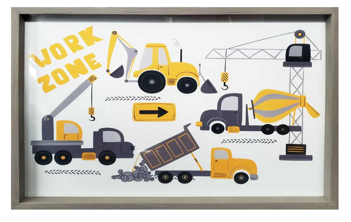 Work Zone Nursery Wall Art