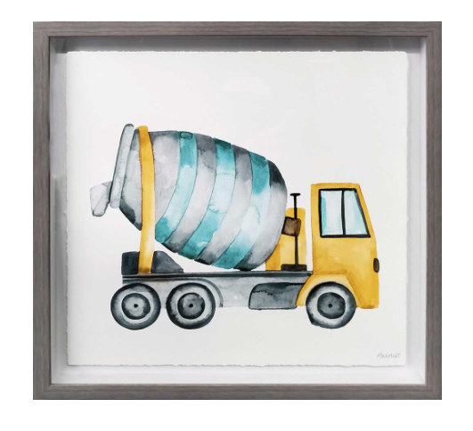 Marmont Hill Cement Truck Wall Art