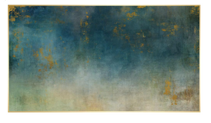 Blue & Gold Abstract Wall Art