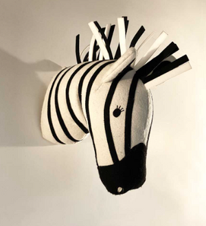 Zebra Head Wall Decor