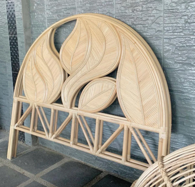 New Leaf Rattan Headboard, Queen- retail $1,499 (*2 Available)