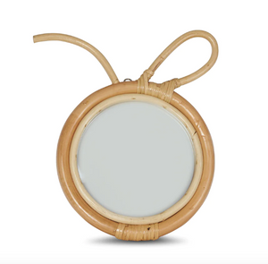 Tea Cup Rattan Mirror- retail $375 (*8 Available)