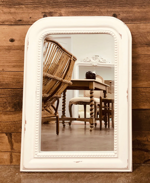 French Washed White Mirror- retail $599 (*2 Available)