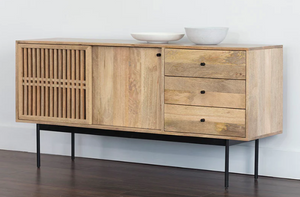 Caroline Mango Wood Sideboard- retail $2,900
