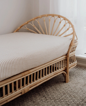 Clarita Rattan Toddler Bed, Twin- retail $1,890