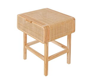 Felicitas Cane Nightstand - retail $699 (*3 Available)