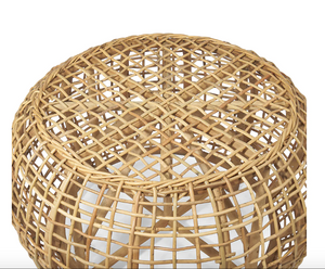 Bahama Raw Rattan Coffee Table- retail $799
