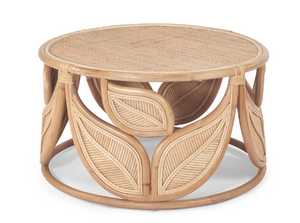 Palm Rattan Coffee Table- retail $1,390 (*2 available)
