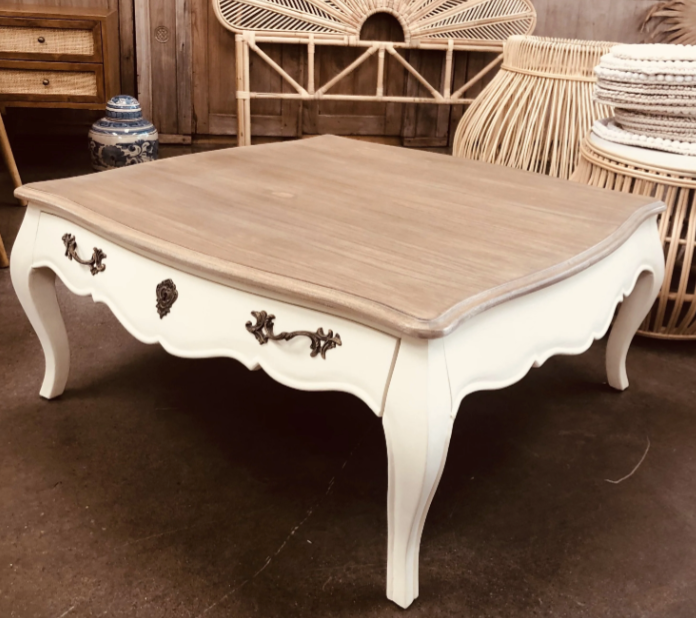 Mahogany French Style Coffee Table- retail $549