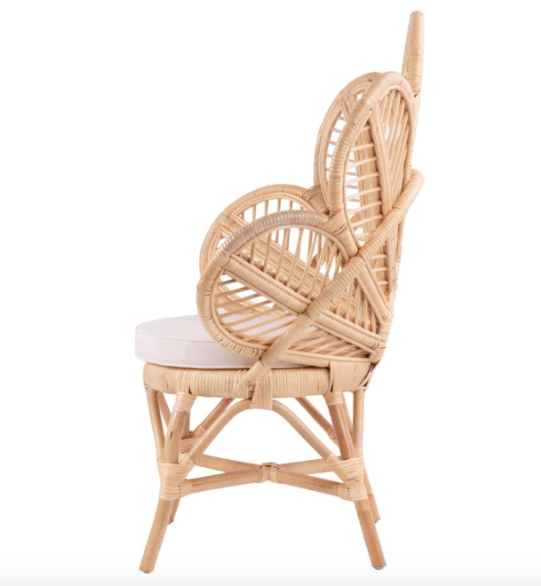 Flower shaped rattan chair deals